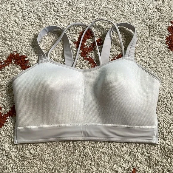 Lululemon- Like a Cloud Longline- Sz 10- Ultra Lt Grey- C/D Cup! - Picture 8 of 11